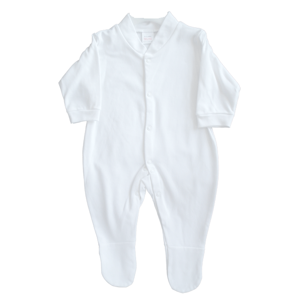 Organic Cotton Sleepsuit with Button (no magnets) 9-12 months