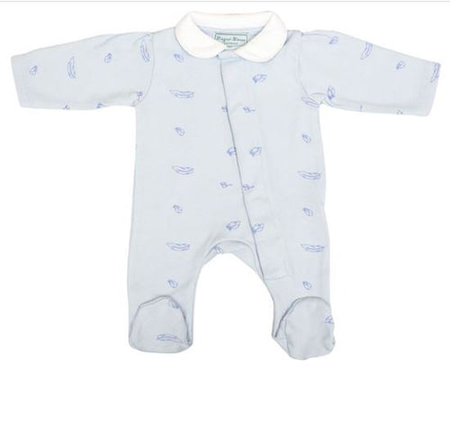 Organic Cotton Sleepsuit with Button (no magnets) 9-12 months