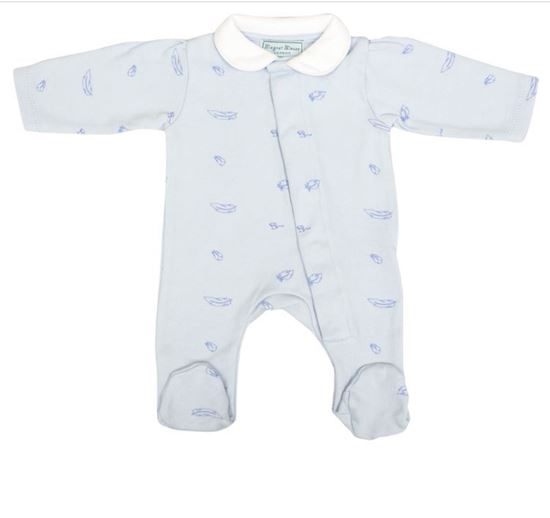 Organic Cotton Sleepsuit with Button (no magnets) 6-9 months